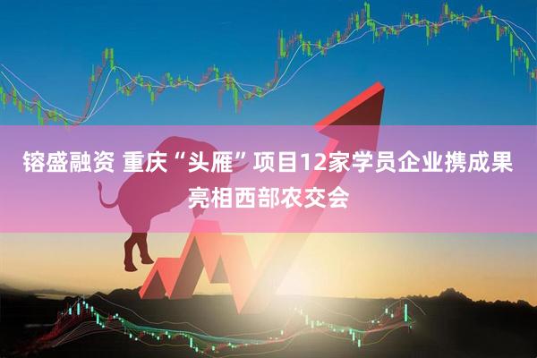 镕盛融资 重庆“头雁”项目12家学员企业携成果亮相西部农交会
