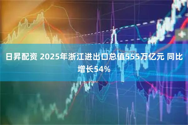 日昇配资 2025年浙江进出口总值555万亿元 同比增长54%