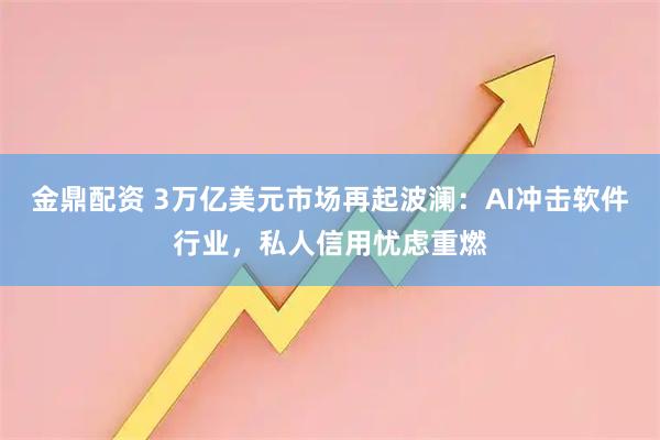 金鼎配资 3万亿美元市场再起波澜：AI冲击软件行业，私人信用忧虑重燃